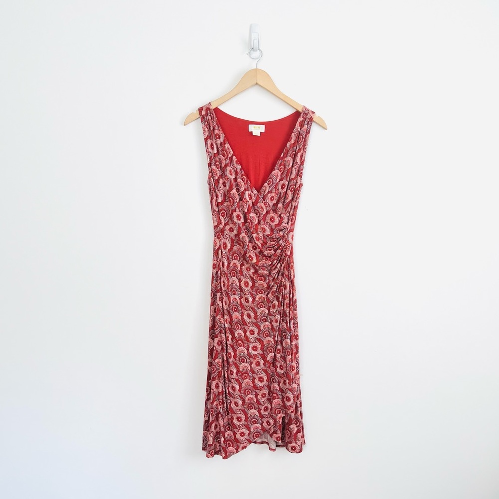 Anthropologie Maeve Yvette Ruched Dress - Picture 5 of 11